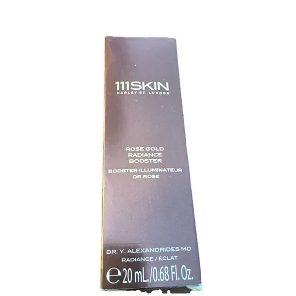 111 SKIN Harley St. London Rose Gold Radiance Booster NIB all skin types - Picture 2 of 15